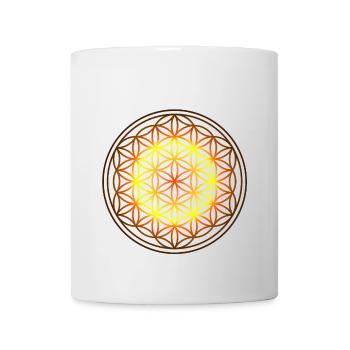 flower of life flower of life 19 circle 19 circle - Mug - white - Front