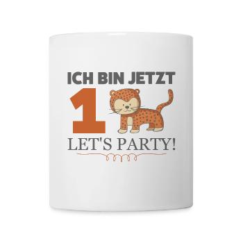 Erster Geburtstag - Tasse - Weiß - Vorne