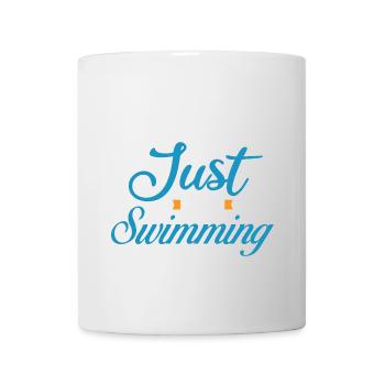 Just Keep Swimming gift idea - Mug - white - Front