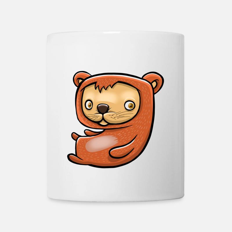 Rongeur heureux - Mug blanc - blanc