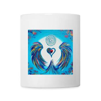 Herzengel der Inspiration - Tasse - Weiß - Vorne