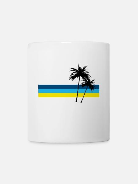 palmiers - Mug blanc - blanc