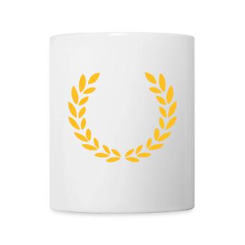 50.Geburtstag,Jubiläum,50 Jahre,Lorbeerkranz (25) - Tasse - Weiß - Vorne
