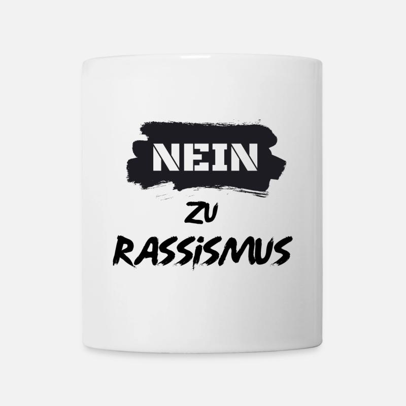 rassismus - Tasse - Weiß