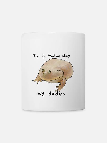 C’est mercredi mes mecs - mème - Mug blanc - blanc