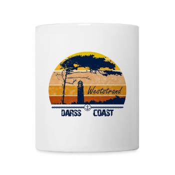 West beach my love - Darss Mer Baltique - Mug blanc - blanc - Devant