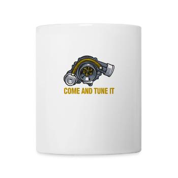 Come and tune it Auto Tuning Drifting Turbocharger - Mug - white - Front