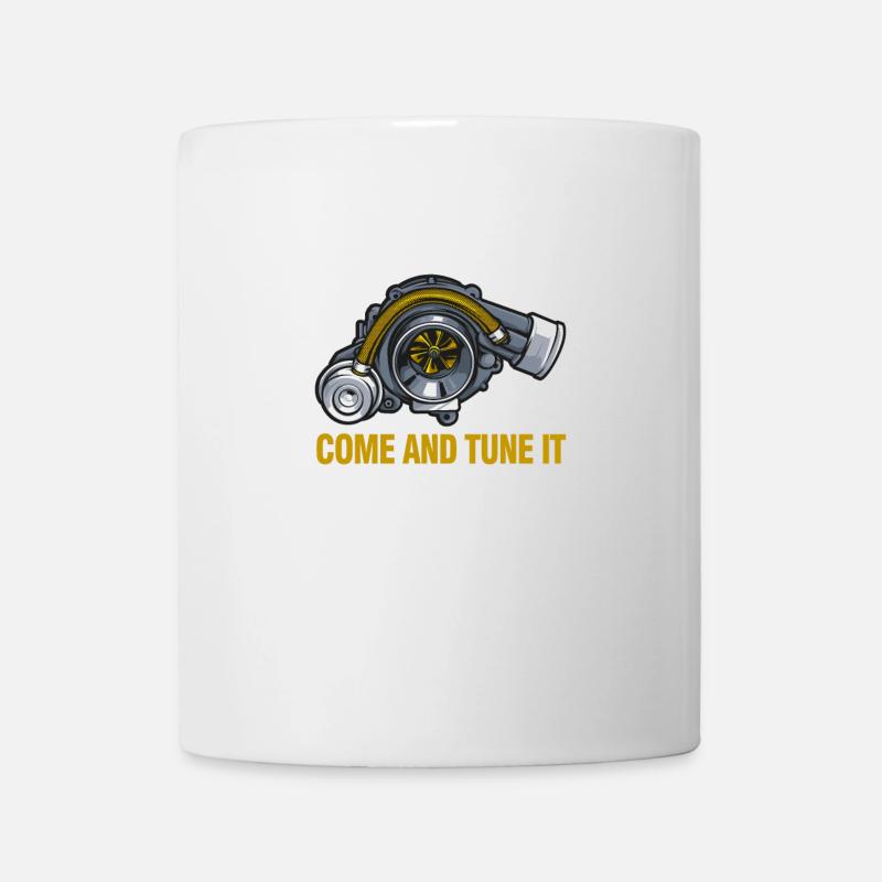 Come and tune it Auto Tuning Driften Turbolader - Tasse - Weiß