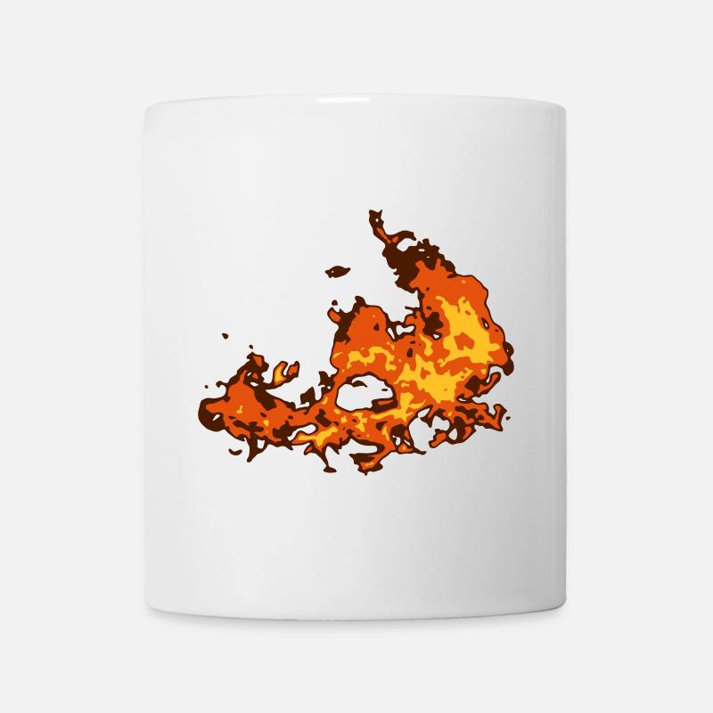 Feuer - Tasse - Weiß