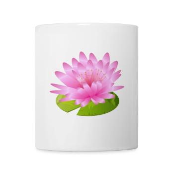 leuchtende Seerose - Inspiration großer Künstler - Tasse - Weiß - Vorne