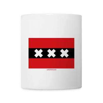 AMSTERDAM FLAG - Mug - white - Front