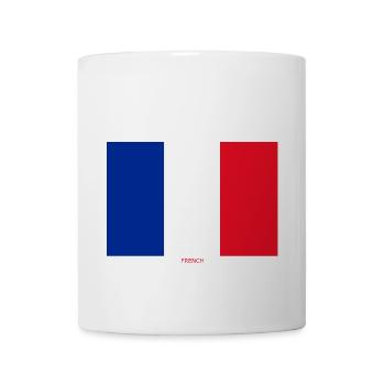 DRAPEAU FRANÇAIS - Mug blanc - blanc - Devant