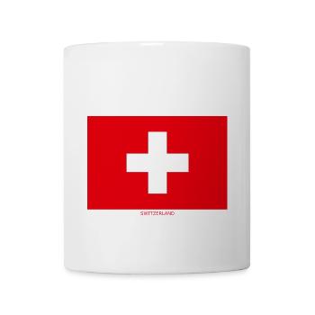 DRAPEAU SUISSE - Mug blanc - blanc - Devant