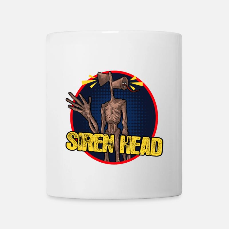 Siren Head with Logo - Mug - white