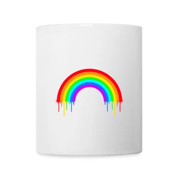 arc en ciel - Mug blanc - blanc - Devant
