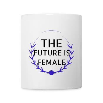 féminisme - l'avenir est féminin - Mug blanc - blanc - Devant