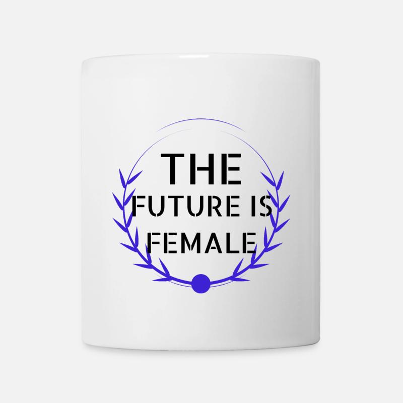 féminisme - l'avenir est féminin - Mug blanc - blanc