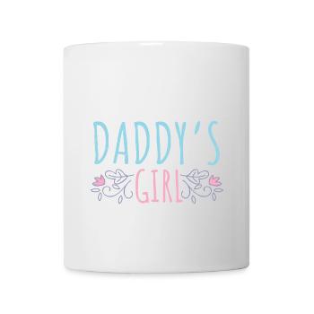 Idée de cadeau drôle de fille de papa de KInder - Mug blanc - blanc - Devant