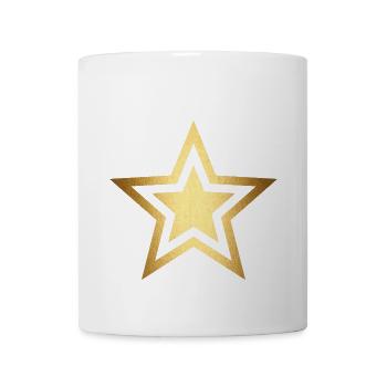 Star gold - Mug - white - Front