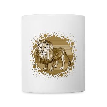 Lion - Mug blanc - blanc - Devant