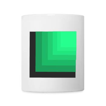 Farben grün - Tasse - Weiß - Vorne
