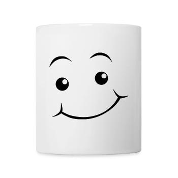 Emoticon Happy Eyes - Mug - white - Front