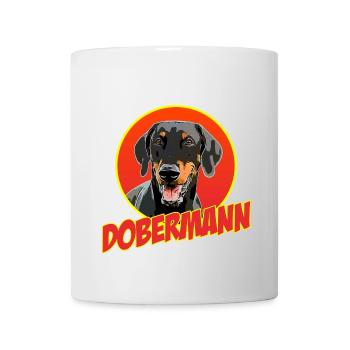Doberman Pinscher - Mug - white - Front