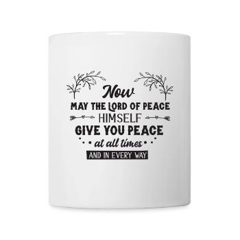 May God give you peace - Mug - white - Front