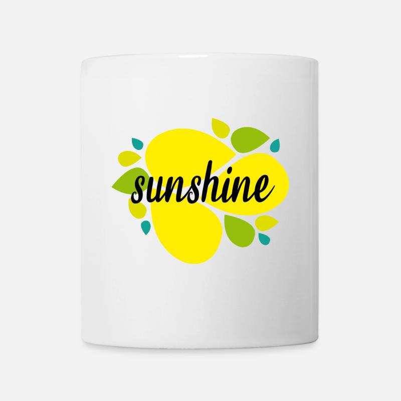 sunshine - Tasse - Weiß
