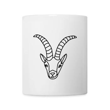 Capricorn - Capricorn zodiac sign - Mug - white - Front