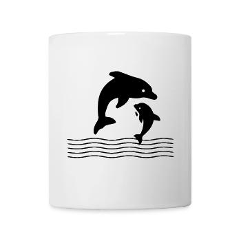 Dolphin dolphin - Mug - white - Front