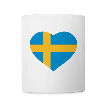 Sweden heart - Mug - white - Front