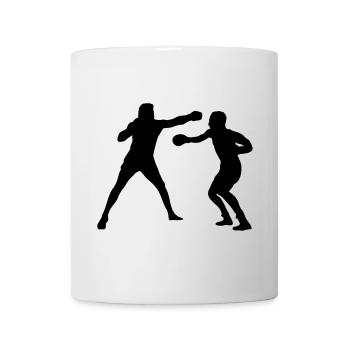 Entraînement de combat de boxe - Mug blanc - blanc - Devant