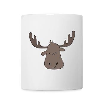 Funny gifts for children with small moose - Mug - white - Front