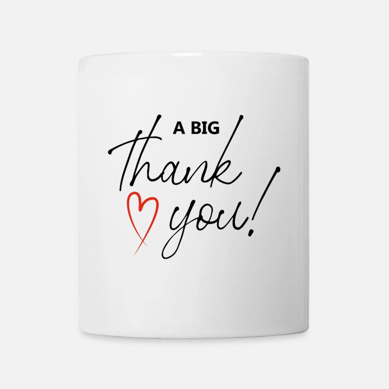 Thank You - Tasse - Weiß