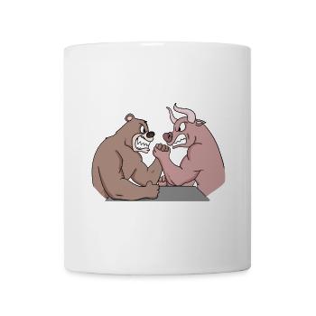 Stocks and stock market a gift for businessmen - Mug - white - Front