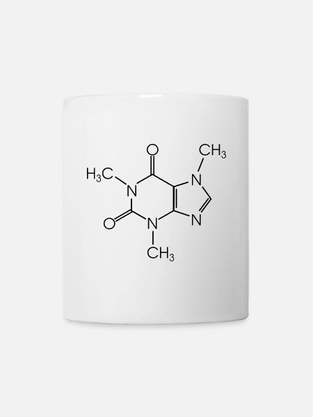 Caféine - Mug blanc - blanc