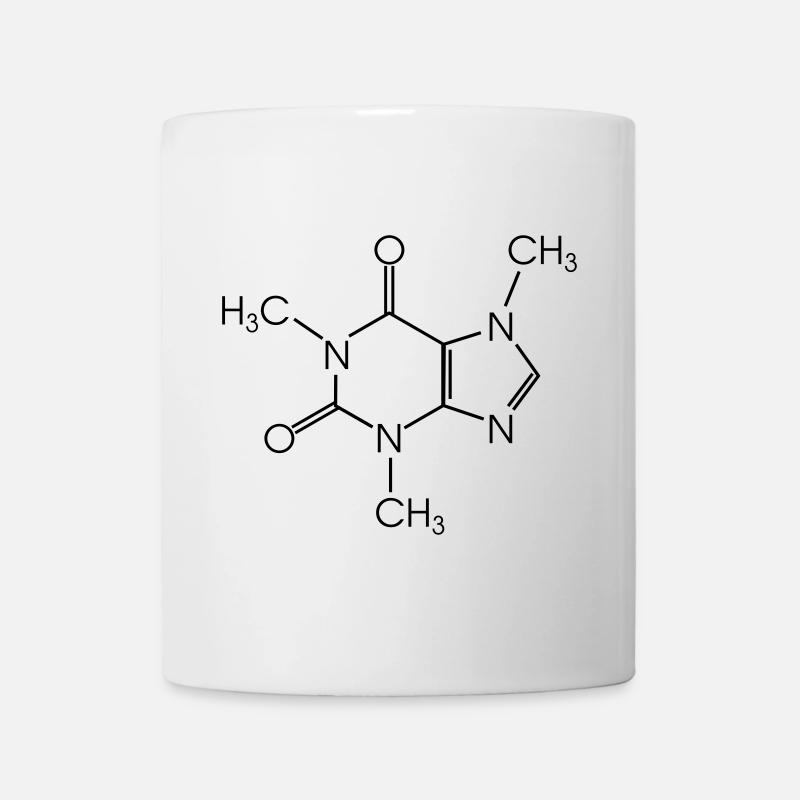 Caféine - Mug blanc - blanc