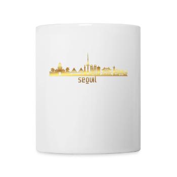 Séoul, Corée - Mug blanc - blanc - Devant