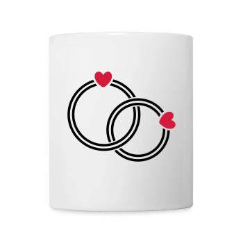 Eheringe - Tasse - Weiß - Vorne