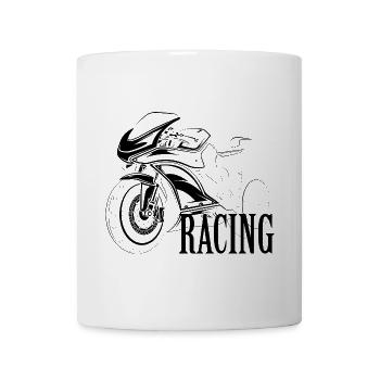 Racing Racebike Moto Symbole Moto Moto - Mug blanc - blanc - Devant