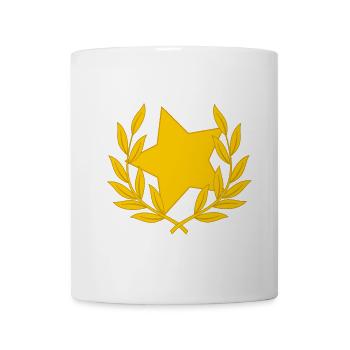 Laurel wreath star starlet congratulations - Mug - white - Front