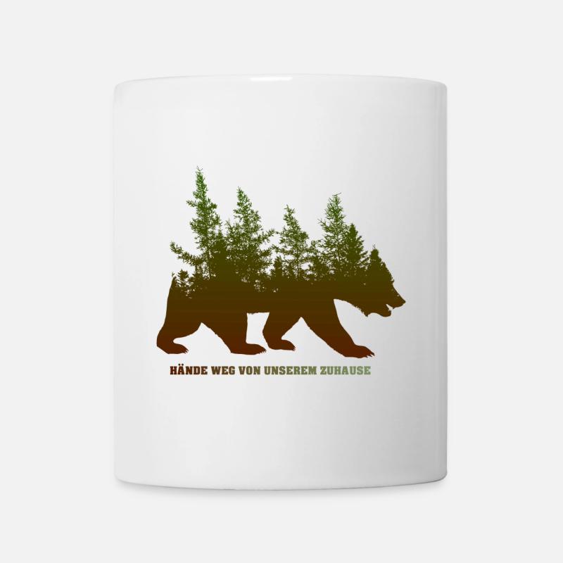 BÄR ZUHAUSE - Tasse - Weiß