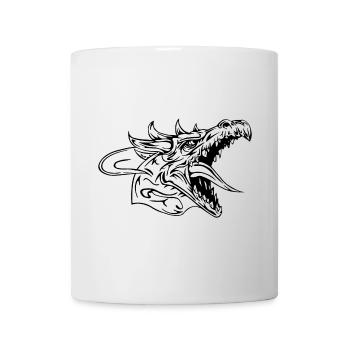 drache - Tasse - Weiß - Vorne