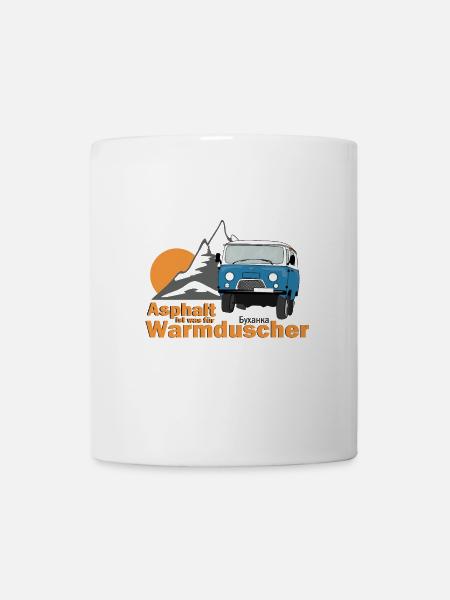 UAZ - Asphalt is something for hot showerers - Mug - white