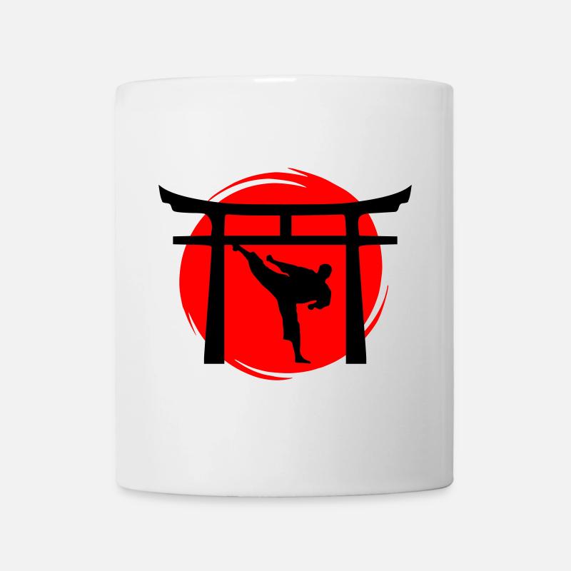 Yokogeri Torii - Tasse - Weiß