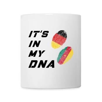 Dans mon ADN, l’Allemagne et le Cameroun - Mug blanc - blanc - Devant