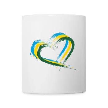 Rwanda Heart - Mug - white - Front