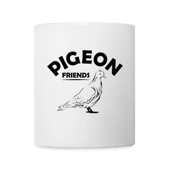 pigeon Freunde Taube Tiere illustration Logo icon - Tasse - Weiß - Vorne