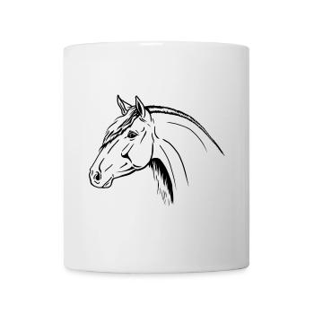 Spanish Stallion Portrait - Mug - white - Front
